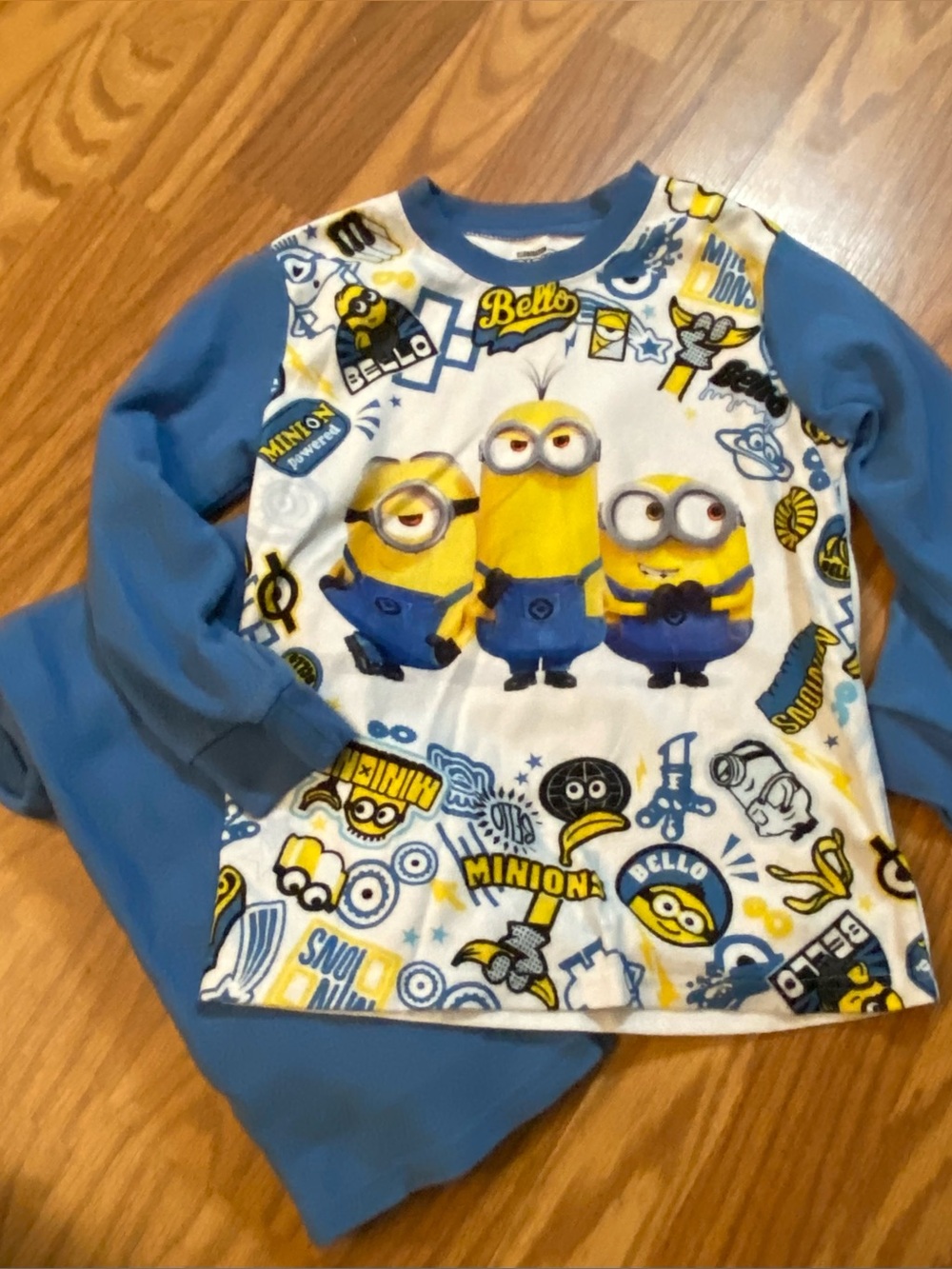 Minions Pajama Set Boys Long Sleeve